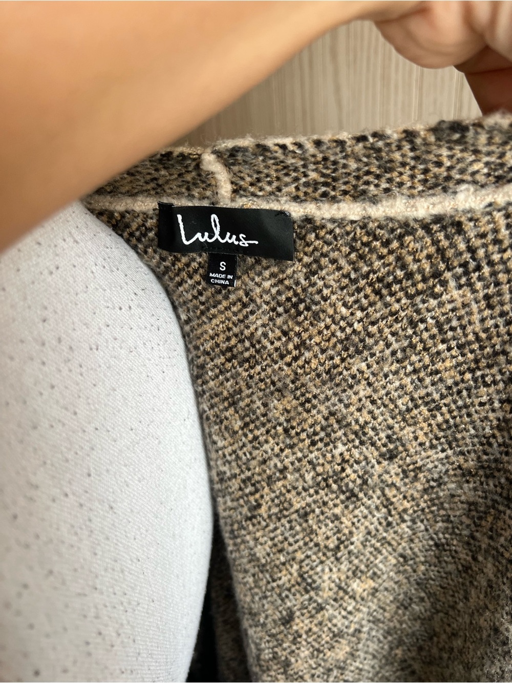 Lulu's Beige Leopard Print Open-Front Cardigan - Picture 11 of 12